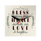 Bless Our Home Clock